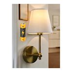 Mon Chevalon Modern Aplik Pilli Duvar Aplik Power Ledli Tak Kullan Kablosuz Pilli Duvar Aplik Eskitme Gold Sarı