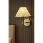 Mon Chevalon Pileli Abajurlu Pilli Duvar Aplik Eskitme Gold Sarı 4000K Gün Işığı Ledli