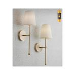 Mon Chevalon Pilli Aplik Duvar Aplik Power Ledli Gün ışığı Led Eskitme Gold Gövde