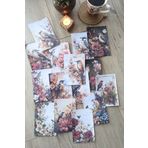 Mona Craftist 15 Adet Eskitme Vintage Kuş Temalı Scrapbook Kağıt Seti Bullet Journal Dekupaj Kağıdı