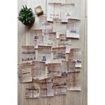 Mona Craftist 20 Adet Eskitme Gazete Sayfası Scrapbook Kağıt Seti Bullet Journal Dekupaj Kağıdı