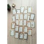 Mona Craftist 27 Adet Eskitme Vintage Kitap Sayfası Scrapbook Kağıt Seti Bullet Journal Dekupaj Kağıdı