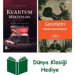 Mona Kitap Kuantum Mektupları + Geometri + Dünya Klasiği Hediye - Hayır