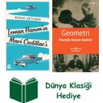 Mona Kitap Leman Hanım’ın Mavi Cadillac’ı + Geometri + Dünya Klasiği Hediye - Hayır