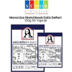 Mona Lisa A3 ve A4 Eskiz Defteri Seti A3 ve A4