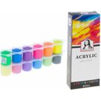 Mona Lisa Akrilik Boya 12 Renk 22ML Neon Pastel Renkler ML124 6758