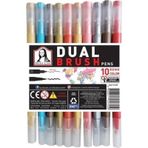 Mona Lisa Brush 10 Renk Dual Fineliner