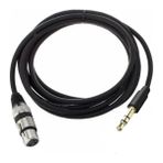 Monacor Xlr Kablo Dişi-3.5mm Stereo Jak 1 M - 3 M - 5 M - 10 M - 15 M - 20 M - 1500 cm