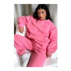 Monacube 3 İplik Şardonlu Kışlık Kalın Kapüşonlu Unisex Sweatshirt ve Eşofman Alt