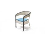 Monalin Home Garden Icon 4 Kişilik Rattan El Örgüsü Masa Sandalye Takımı Minderli & Camlı & Masalı Oturma Grubu