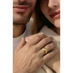 Monalisa Home Çelik 19 Numara Unısex Alyans Yüzük