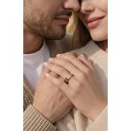 Monalisa Home Çelik 20 Numara Unısex Alyans Yüzük