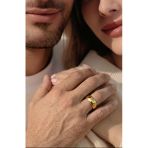 Monalisa Home Çelik 21 Numara Unısex Alyans Yüzük