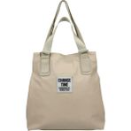 Monalisa Home Patlı Kadın Shopper Omuz Çantası - Bej