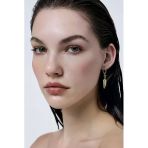 Monalisa Home Sallanan Yaprak Figürlü Küpe