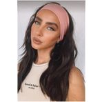 Monalisa Kadın Pudra Pembe Esnek Pamuklu Saç Bandı