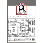 Monalisa MN04-4 A4 Şeffaf Telli 95 gr 20 Yaprak Eskiz Defteri