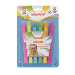 Monami 6 Renk Neon Yüz Boyasi