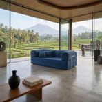 MONAMI Dechome Meganest 200x100 Modern Fitilli Kadife Kanepe| Yatak Olabilen, Dayanıklı Orta Sert Sünger, Yıkanabilir Kılıf - Mavi - 200x100 MegaNest