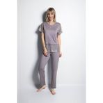 Monamise 19161 Gri Kadın Pijama Takım
