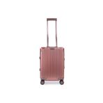Monat Luggages Alüminyum Kırılmaz Premium - GÜL KURUSU - 20 Inç Döner Tekerli Tsa Kilit Kabin Boy Valiz Bavul Bavul