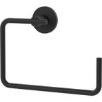 Monavit A13807 Mira 21 cm Siyah Alüminyum Banyo Yuvarlak Havluluk