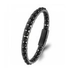 Moncuk Design Oniks Doğaltaş Ve Çelik Halat Örme Bileklik 33512B2DH1