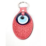 Moncuk design Oval Desenli Nazar Boncuklu Anahtarlık – Koruma, Şıklık ve Geleneksel Zarafet