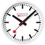 Mondaine Klasik Beyaz Çerçeve Beyaz Kadran Duvar Saati A990.CLOCK.10SBB