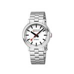 Mondaine Original Mst.4161b.sj Metalik Gri Çelik Erkek Kol Saati - Gümüş