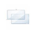 Mondelux Masaüstü Şömine Camı 4 mm Temperli 29x12,5 cm - 2 ADET