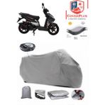 Mondial 100 Ardour Branda Gri Arka Çanta Uyumlu(Topcase) Motosiket Brandası Motor Örtüsü Çadır Su Geçirmez Motosiklet Kılıfı Motor Brandası,lastikli,taşıma Torbalı