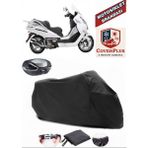 Mondial 250 Jet Max Siyah Arka Çanta Uyumlu Motorsiket Brandası Motor Örtüsü Çadır Su Geçirmez Motosiklet Kılıfı Motor Brandası - Siyah- Arka Çanta UYUMLU