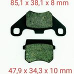 Mondial Atv Spider-X 250 Ön Fren Disk Balatası Fa416 Orj