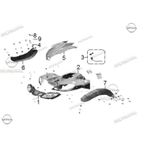Mondial Atv Terratrack 200 Ön Çamurluk Kırmızı Orj Y4MON1018A0191