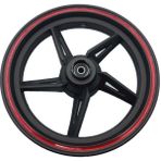 Mondial Jant 12'' Tab Ön (Siyah/Kır)