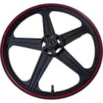 Mondial Mondıal 125 Superboy I On Jant - Celık (1.40 x 18\'\') (Kırmızı) Orijinal - Black
