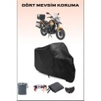 Mondial RX1I Evo Uyumlu Siyah Motorsiklet Branda, Motor Örtüsü