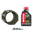 Mondial Vulture 125İ Debriyaj Balata Yağ Set Motul 5000 Obdb007