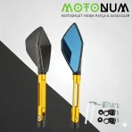 Mondial Vulture 125İ Modifiye Ayna-Sarı Renk-A32931