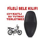 Mondial150 Mh Drift Motosiklet Sele Koltuk Kılıfı Çift Katlı File