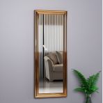 Mone Ayna 40x105 Dekoratif Bronz Salon Ofis Boy Aynası