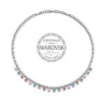 Monemel Çok Renkli Swarovski Taşlı, Su Yolu Kolye (Altın Kaplama)