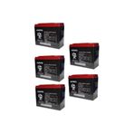 monero 12V-20 AMPER DİK -YENİ TARİHLİ- E-BIKE ELEKTRİKLİ BİSİKLET AKÜ 5'LÜ PAKET 24 amper ebatların