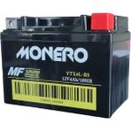 Monero 12V 4AH Motosiklet Aküsü (113*70*85MM) (YTX4L) Modeli Güçlü Performans ve Uzun Ömür Sunar
