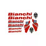monero Bianchi Bisiklet Sticker Etiket Seti Kırmızı A4 BAST02