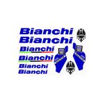 monero Bianchi Bisiklet Sticker Etiket Seti Mavi A4 BAST03