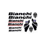 monero Bianchi Bisiklet Sticker Etiket Seti Siyah A4 BAST01