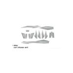 monero Cub Motor Cup 100 Kaporta Sticker Seti Nikel RYE-360