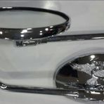 Monero Motosiklet Aynası Takım 124 Kartal Desenli 10MM Chopper Kt 125 150 Zn 125 Nikelajlı Krom
